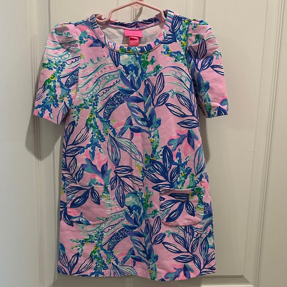 Lilly Pulitzer Pink and Blue Kids Dress